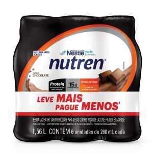 Pack Nestlé Nutren Protein Chocolate 260ml 6 Unidades