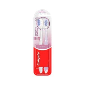 Kit Escova de Dente Colgate Ultra Suave/Macia Sensitive Therapy 2 Unidades
