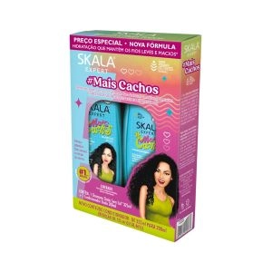 Kit Skala Expert #Mais Cachos Shampoo 325ml + Condicionador 200ml
