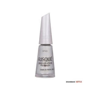 Esmalte Risqué Bridgerton Dama De Prata Metálico 8ml