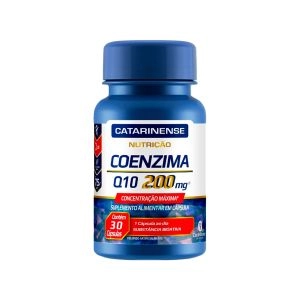 Suplemento Alimentar Coenzima Q10 200mg Catarinense Nutrição 30 Cápsulas Catarinense Pharma