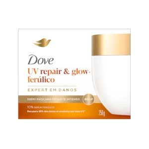 Máscara Capilar Dove 10 Em 1 Uv Repair E Glow + Ferúlico Expert Em Danos 250g