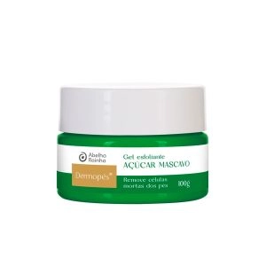 Gel Esfoliante Para Os Pés Abelha Rainha Dermopés Açúcar Mascavo 100g