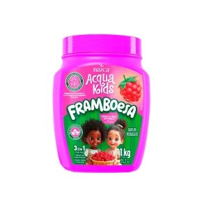 Creme Para Pentear 3 Em 1 Nazca Acqua Kids Framboesa 1kg