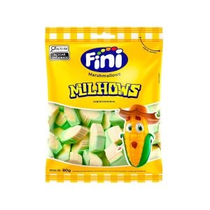 Marshmallows Fini Milhows Sabor Pamonha 80g