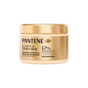 Máscara Intensiva Pantene Pré E Pós-Shampoo Reconstrução Molecular 270ml