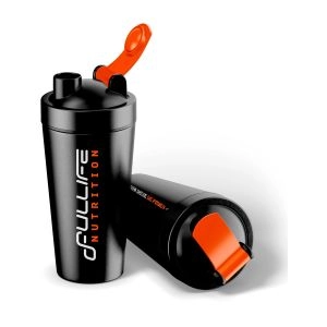 Coqueteleira Fullife Nutrition Preta 600ml