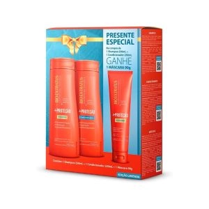 Kit Bio Extratus +Proteção Shampoo 250ml + Condicionador 250ml + Máscara 90g