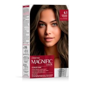 Kit Coloração Amend Magnific Color 6.1 Louro Escuro Acinzentado
