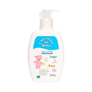 Loção Cremosa Hidratante Cheirinho De Bebê Blue/Azul 200g