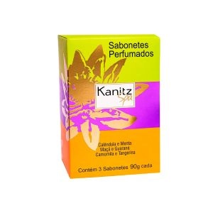 Kit Sabonetes Perfumados Kanitz Spa Mix Perfumado 3 Sabonetes 90g Cada