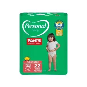 Fraldas Descartáveis Personal Baby Pants Xg 22 Unidades