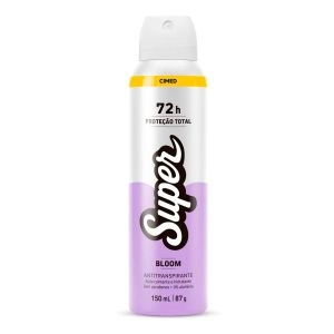 Desodorante Antitranspirante Aerosol Cimed Super Bloom 72h 150ml