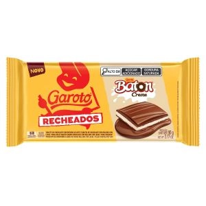 Chocolate Garoto Recheados Baton Creme 90g
