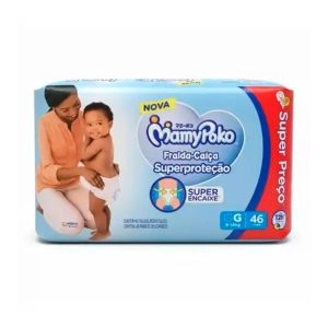 Fralda-Calça MamyPoko Superproteção G 46 Unidades