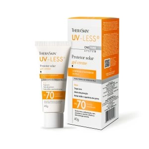 Protetor Solar TheraSkin Uv-Less Fps70 Sem Cor 40g