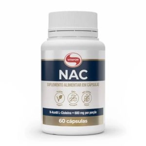 Vitafor NAC N-acetil L-cisteína 600mg 60 Cápsulas