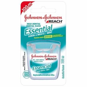 Fio Dental Johnson E Johnson Essencial Menta 100 Metros