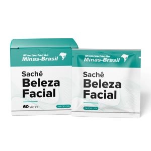 Sachê Beleza Facial Sabor Uva Com 60 Sachês