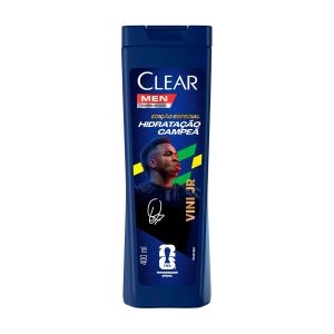 Shampoo Anticaspa Clear Men Hidratação Campeã Vini Jr 400ml