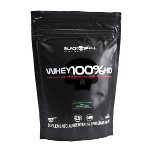 Whey 100% Hd Black Skull Torta De Limão Refil 900g