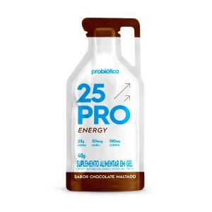 Gel 25 Pro Energy Probiótica Chocolate Maltado 40g