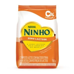 Leite Em Pó Ninho Zero Lactose Sachê 700g