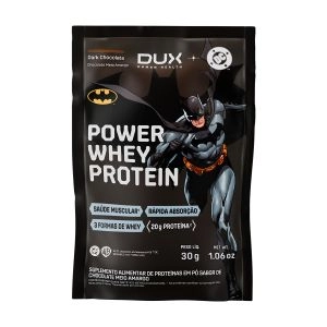 DUX Power Whey Protein DC Batman Dark Chocolate com 1 Sachê