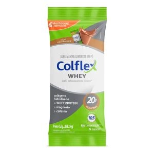 Suplemento Alimentar Colflex Whey Protein Chocolate 1 Sachê