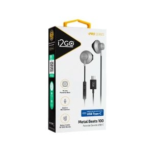 Fone De Ouvido I2Go Pro Series Usb Type-C Metal Beats 100