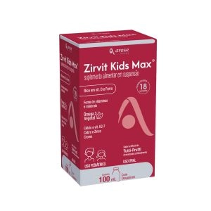 Suplemento Alimentar Arese Zirvit Kids Max Tutti-Frutti + Dosadores 100ml