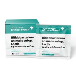 Bifidobacterium animalis subsp. Lactis – Equilíbrio Inflamatório 30 Sachês Sabor Maça Verde
