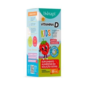 Suplemento Alimentar Thérapi Vitamina D Kids 200ui Morango 20ml