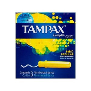 Absorvente Interno Tampax Compak Regular 8 Unidades