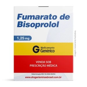 Fumarato De Bisoprolol 1,25Mg C/30 Generico Ems