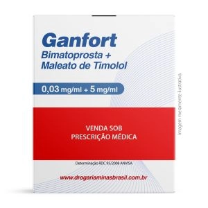Ganfort 0,03 % + 0,5 % Solução Oftálmica Estéril 3 Ml