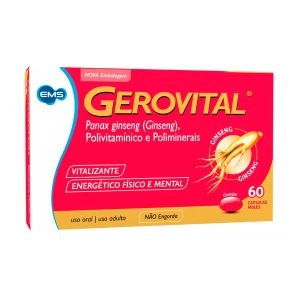 Gerovital Com 60 Cápsulas Ems