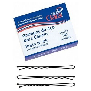 Grampo Santa Clara  Preto N°5 Ref:122