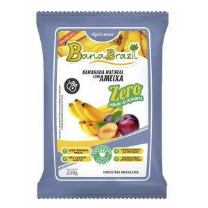 Bananada Natural Com Ameixa 230g BanaBrazil