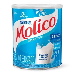 Leite Em Pó Molico Desnatado Lata 280g