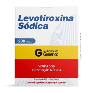 Levotiroxina Sódica 200Mcg C/ 30 Comprimidos