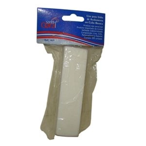 Lixa Para Unha De Acabamento Em Cubo Branca Ref:469