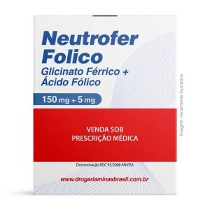 Neutrofer Fólico 150Mg + 5Mg C/ 30 Comprimidos