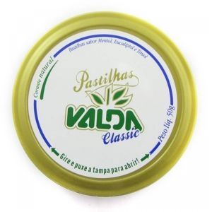 Pastilhas Valda Classic C/ 50 G