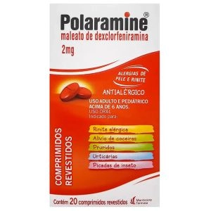Polaramine 2Mg C/ 20 Comprimidos