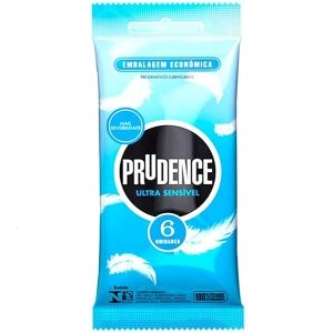 Preservativo Prudence Ultra Sensível Com 6 Unidades