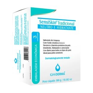 Sabonete em Barra GH SensiSkin Neutro e Hidratante 3 unidades com 100g