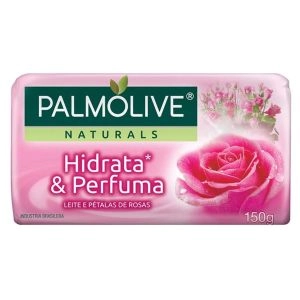 Sabonete Naturals Hidrata e Perfuma Leite e Pétalas de Rosa 150g Palmolive