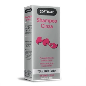 Shampoo Cinza 80% à 100% Soft Hair 60ml