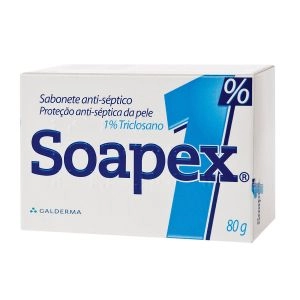Soapex 1% Sabonete Anti-Séptico Barra 80 G